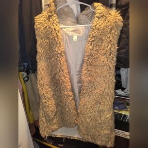 Forever 21 Tan Teddy Jacket
